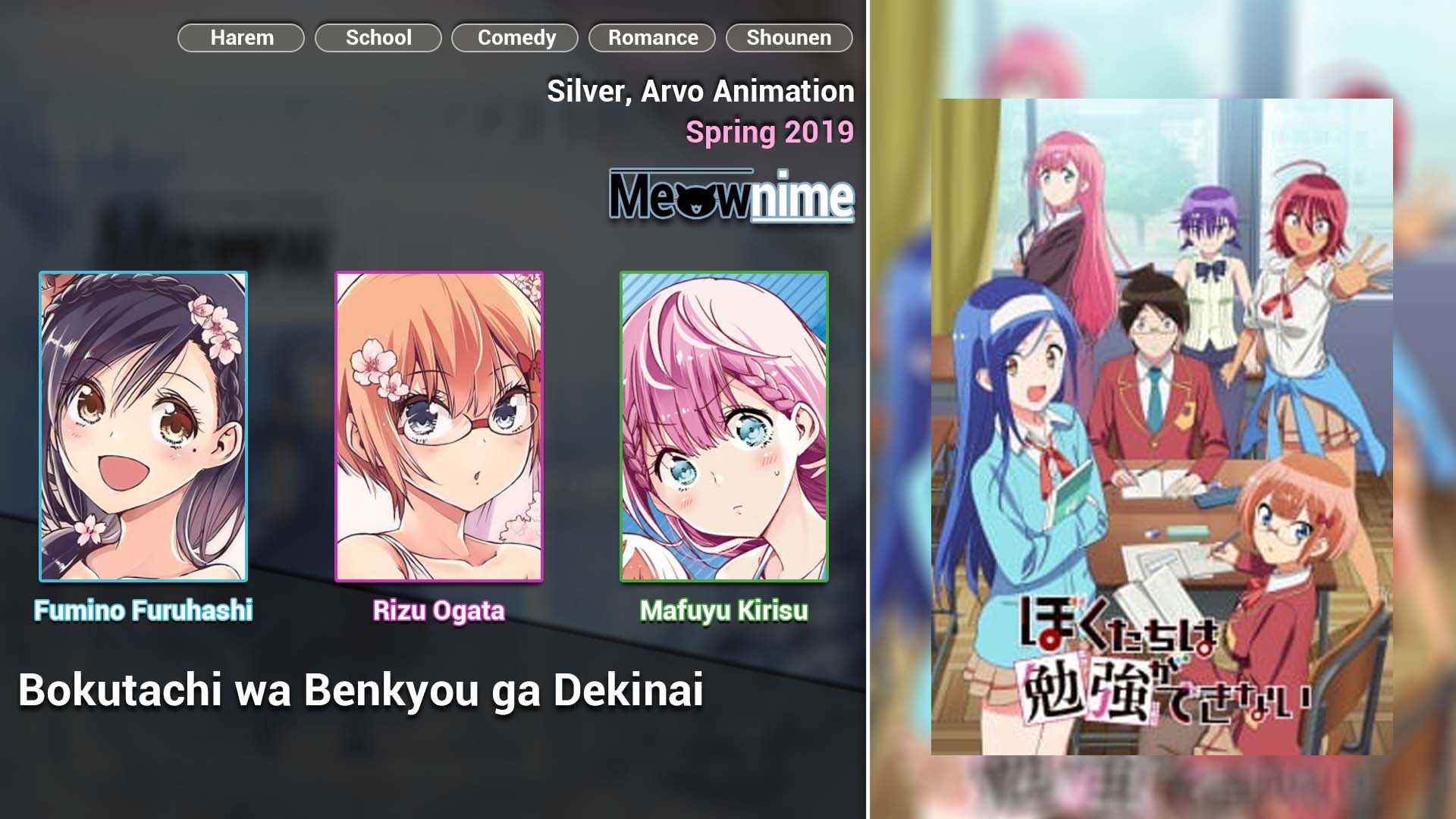 Bokutachi wa Benkyou ga Dekinai