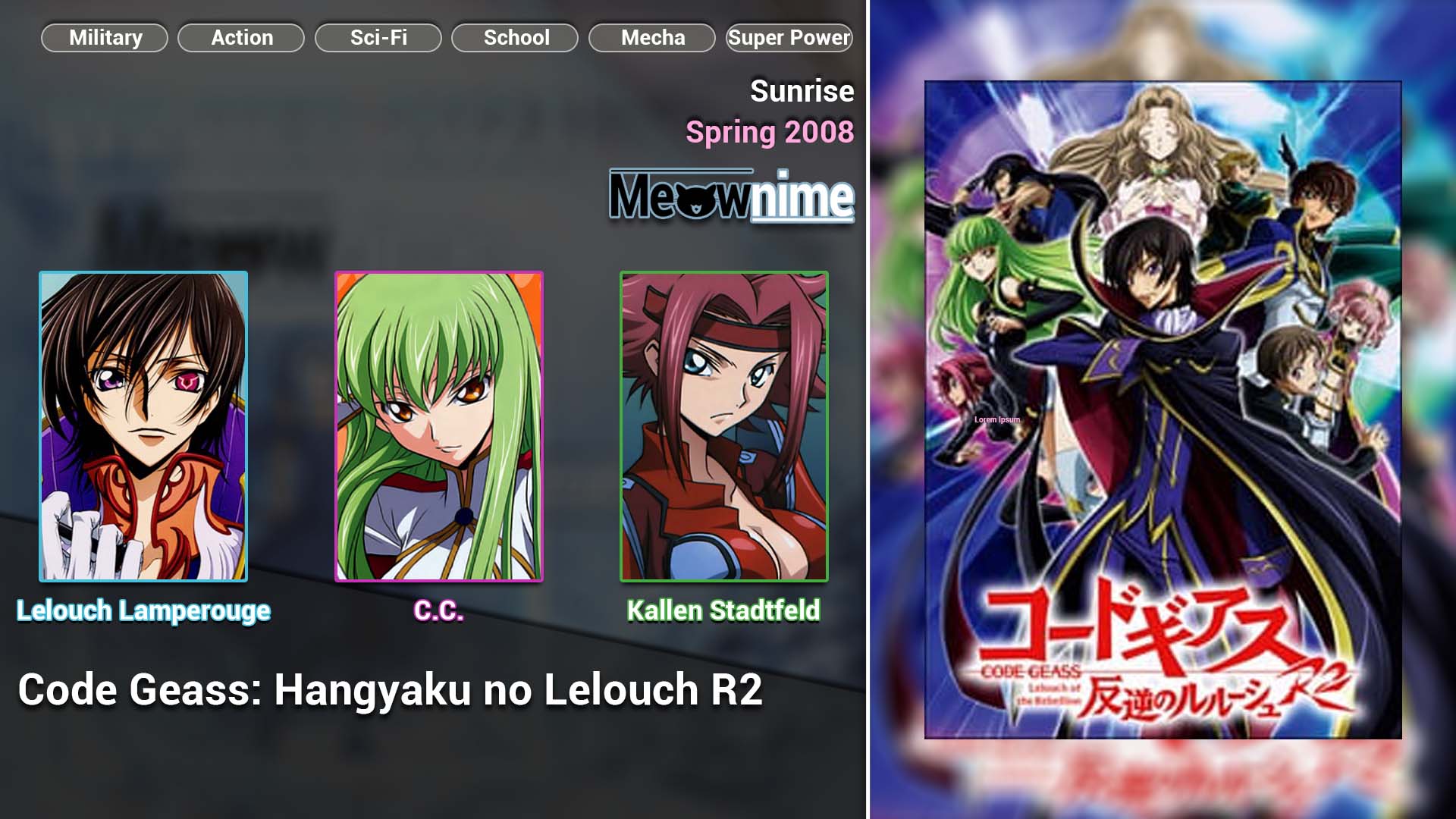 Code Geass Hangyaku no Lelouch R2