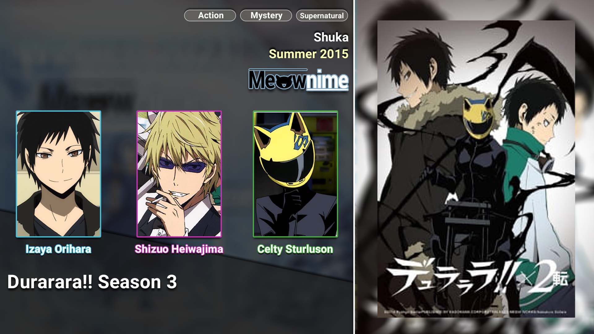 Durarara!! Season 3