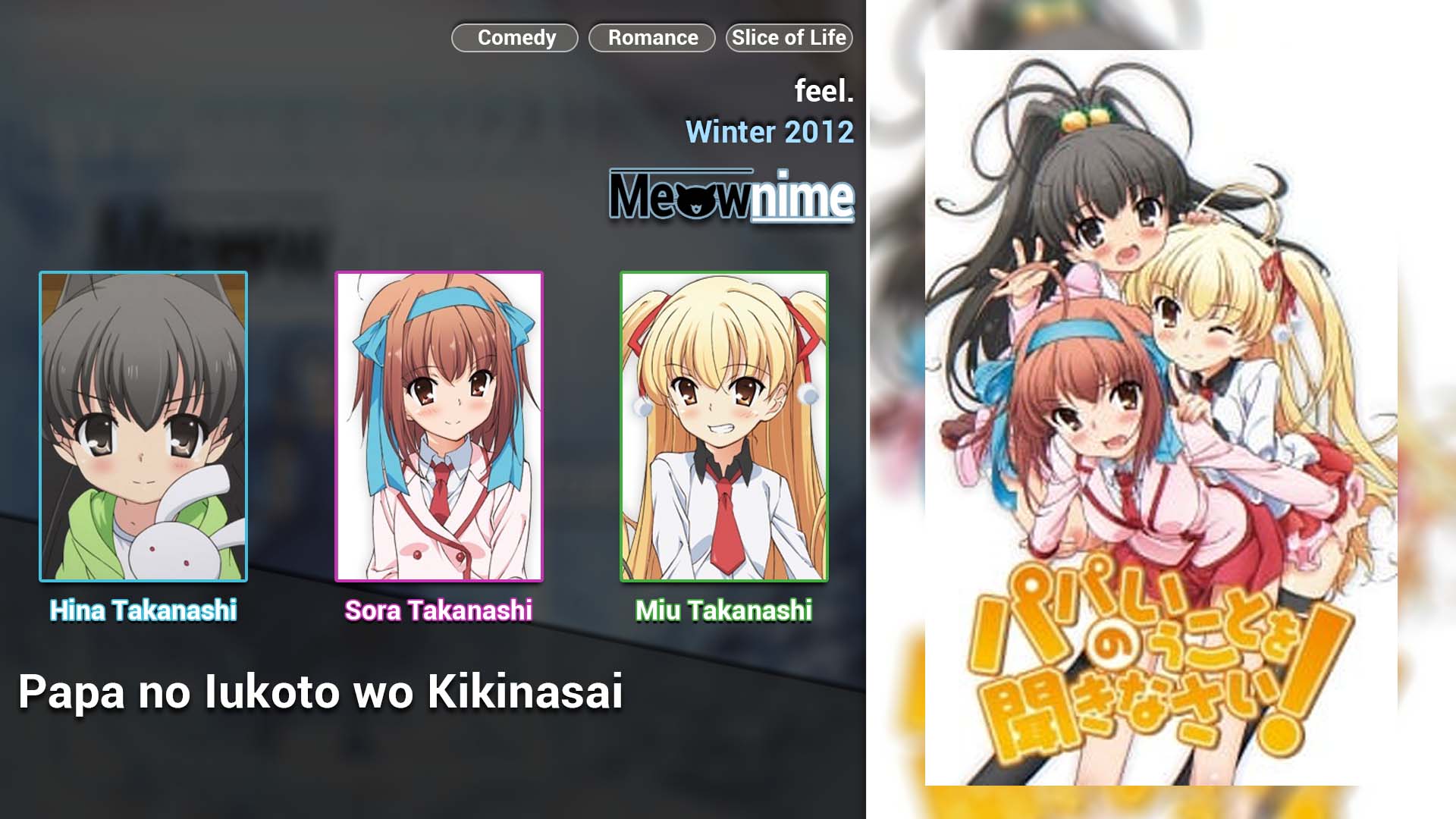 Papa no Iukoto wo Kikinasai