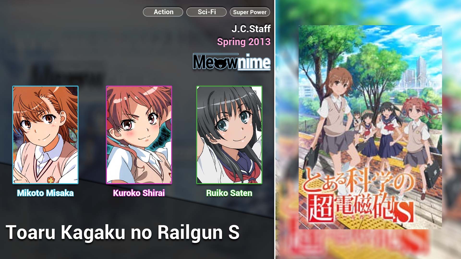 Toaru Kagaku no Railgun S
